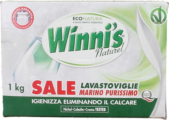 Sůl do myčky Winnis 1kg | Čistící a mycí prostředky - Příp. do myček na nádobí - Mycí prostředky